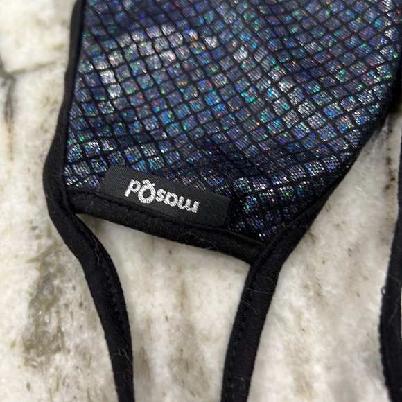 Skull mask Halloween Masq’d brand with wire bridge and holographic print bundle - Picture 6 of 6